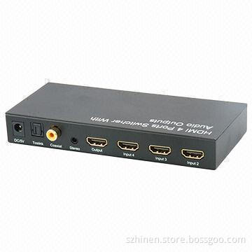4-port HDMI Switcher with Audio Output